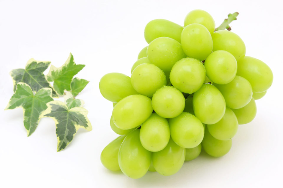 皮ごと食べられるシャインマスカット